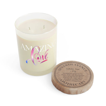Amazing Love, Seventh Avenue Scented Candle, Full Glass, 11oz