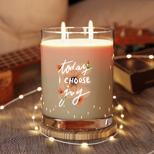 Today I Choose Joy, Seventh Avenue Scented Candle, Full Glass, 11oz