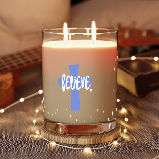 Believe, Seventh Avenue Scented Candle, Full Glass, 11oz