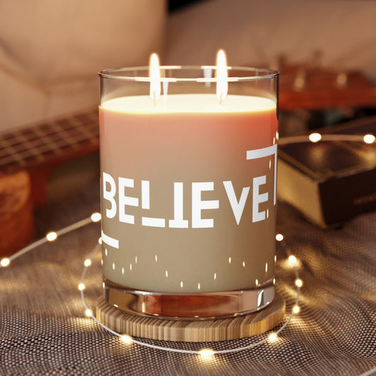 Believe, Seventh Avenue Scented Candle, Full Glass, 11oz