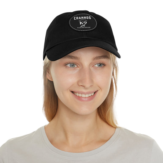 Crannog WK9, Dad Hat with Leather Patch (Round)