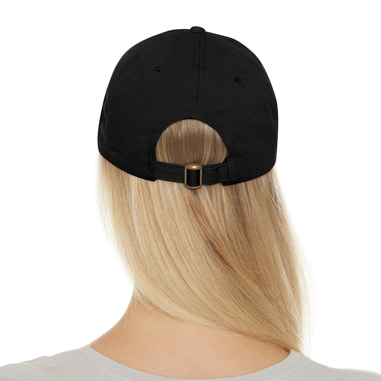 Crannog WK9, Dad Hat with Leather Patch (Rectangle)