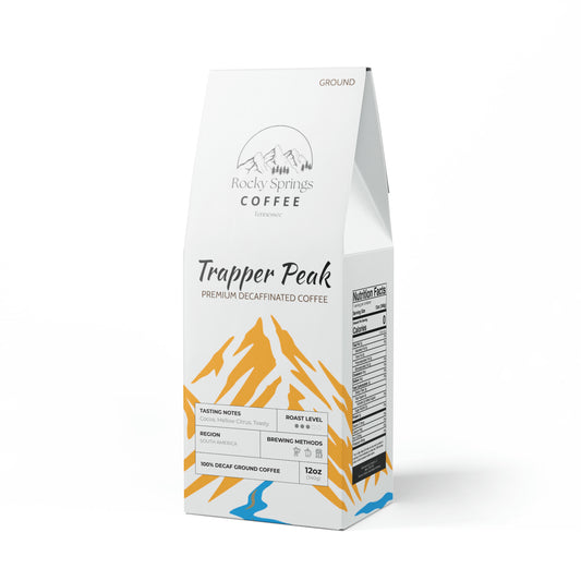 Decaf Trapper Peak Premium Ground Coffee
