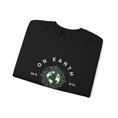 Heavenly Crewneck Sweatshirt - 'On earth as it is in Heaven'