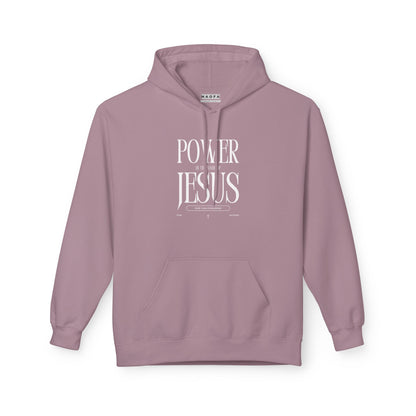 Christian Fleece Hoodie - Power in the Name of Jesus