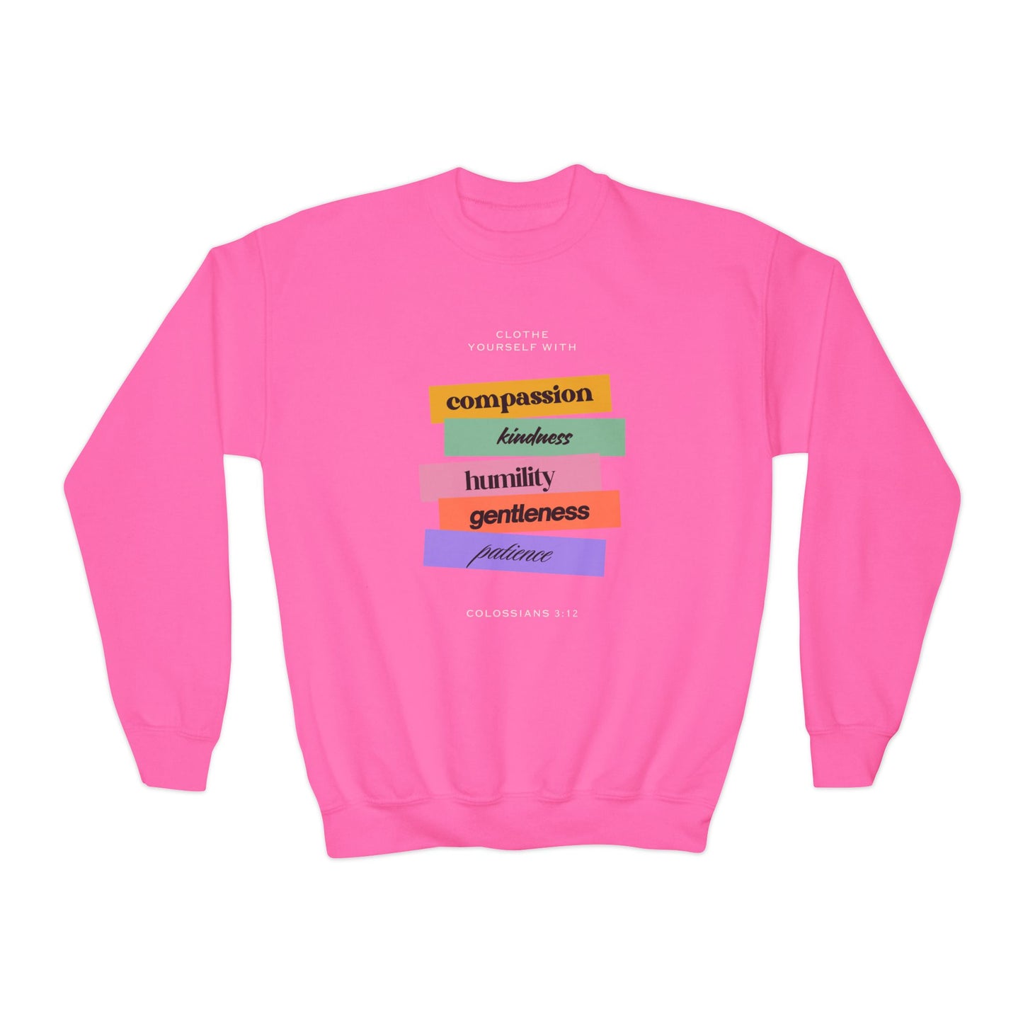 Clothe Yourself With Compassion Youth Sweatshirt