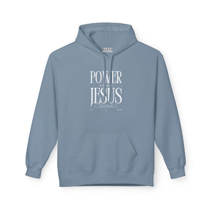 Christian Fleece Hoodie - Power in the Name of Jesus