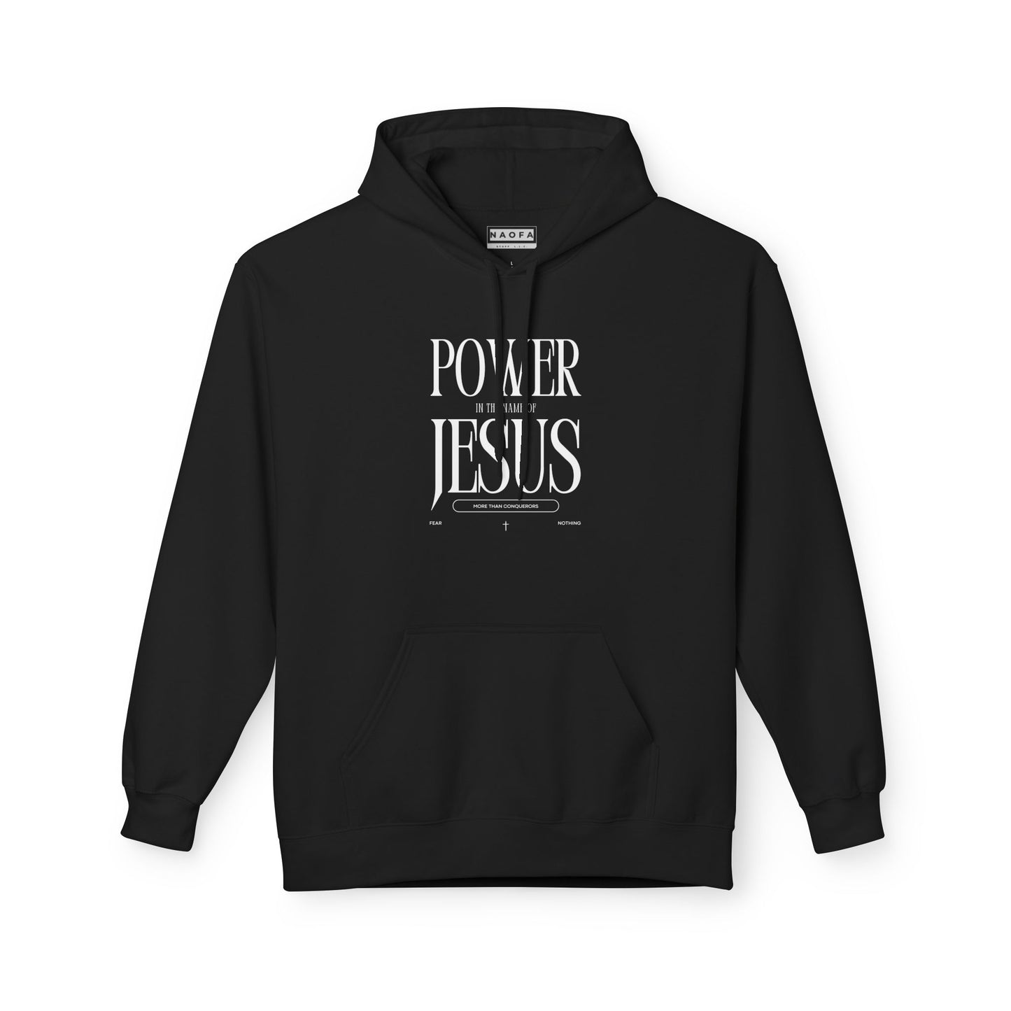 Christian Fleece Hoodie - Power in the Name of Jesus