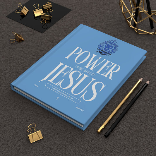 Hardcover Journal Matte, Power in the Name of Jesus