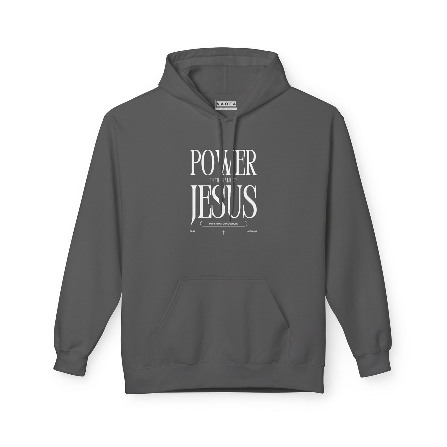 Christian Fleece Hoodie - Power in the Name of Jesus