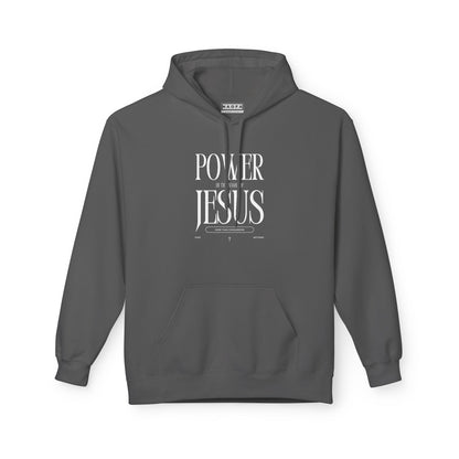 Christian Fleece Hoodie - Power in the Name of Jesus