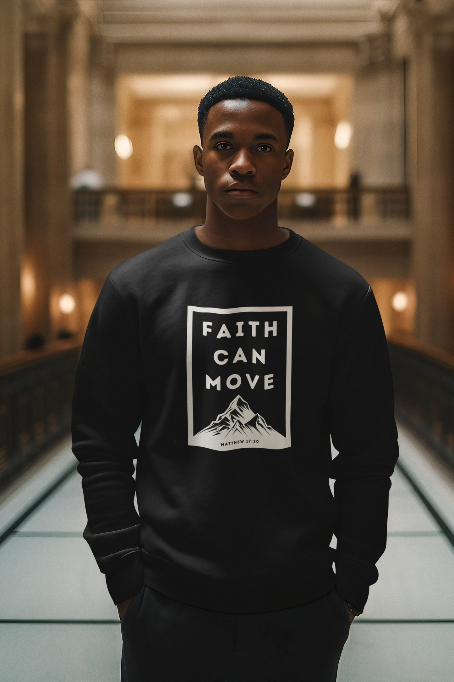 Faith Can Move Mountains Sweatshirt